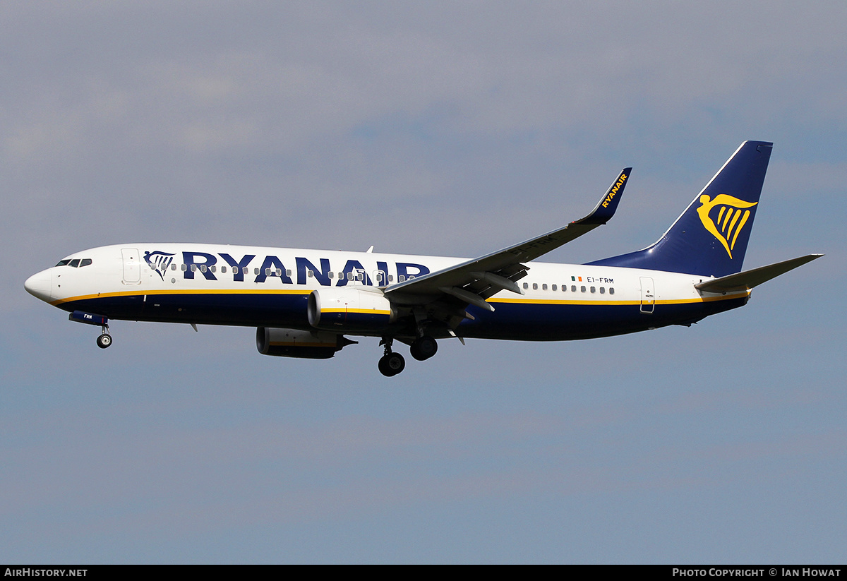Aircraft Photo of EI-FRM | Boeing 737-8AS | Ryanair | AirHistory.net #139638