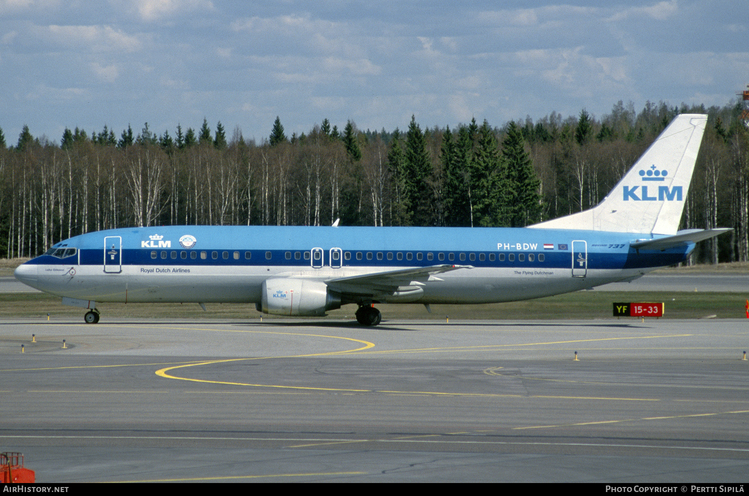Aircraft Photo of PH-BDW | Boeing 737-406 | KLM - Royal Dutch Airlines | AirHistory.net #139645