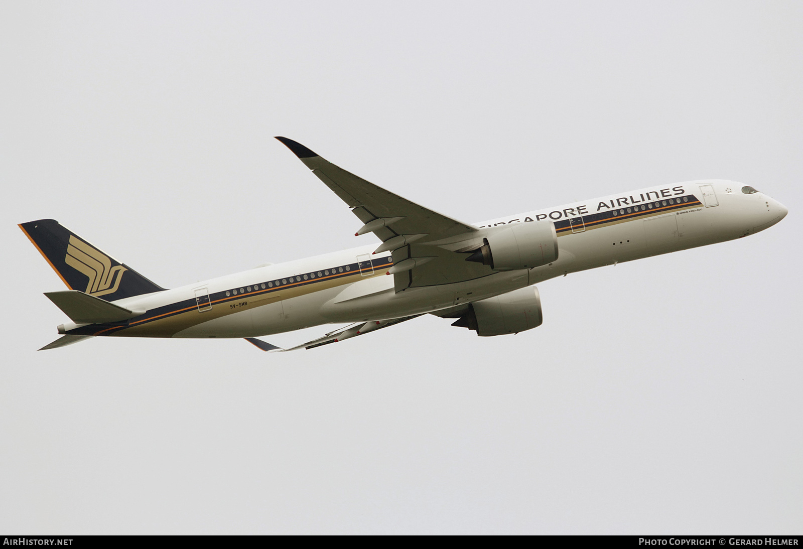 Aircraft Photo of 9V-SMB | Airbus A350-941 | Singapore Airlines | AirHistory.net #139666