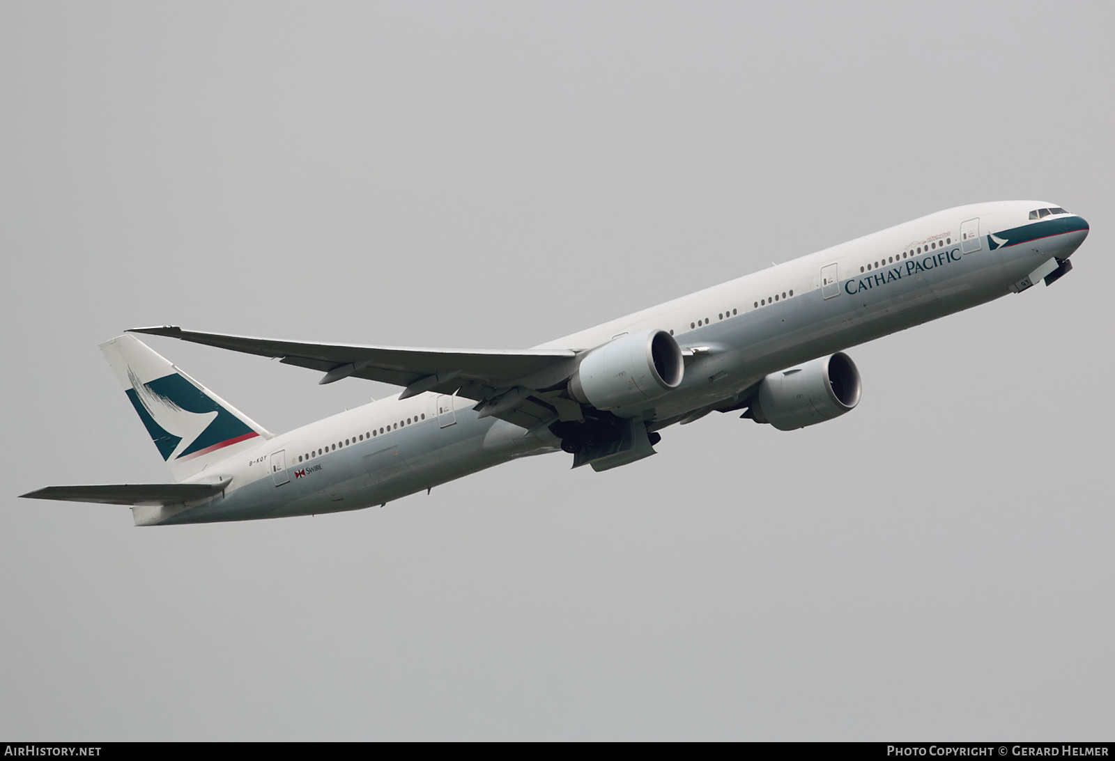 Aircraft Photo of B-KQY | Boeing 777-367/ER | Cathay Pacific Airways | AirHistory.net #139709