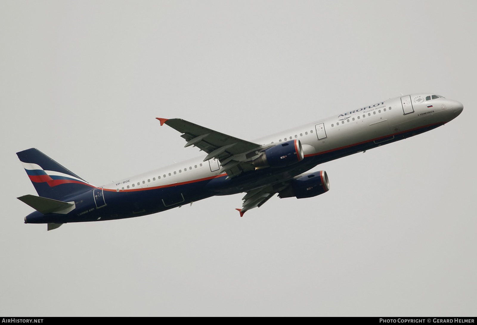 Aircraft Photo of VP-BOE | Airbus A321-211 | Aeroflot - Russian Airlines | AirHistory.net #139711