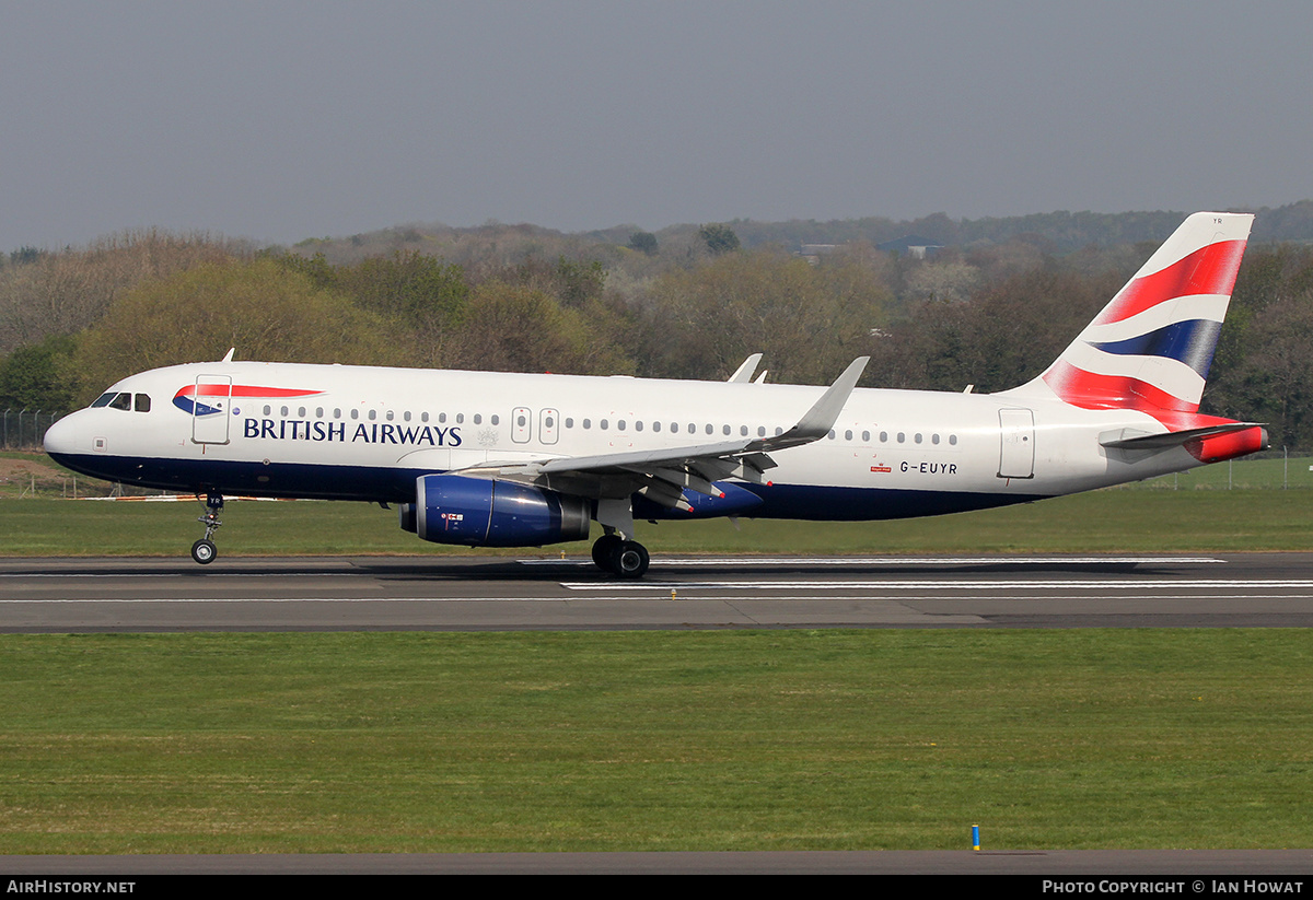 Aircraft Photo of G-EUYR | Airbus A320-232 | British Airways | AirHistory.net #139779