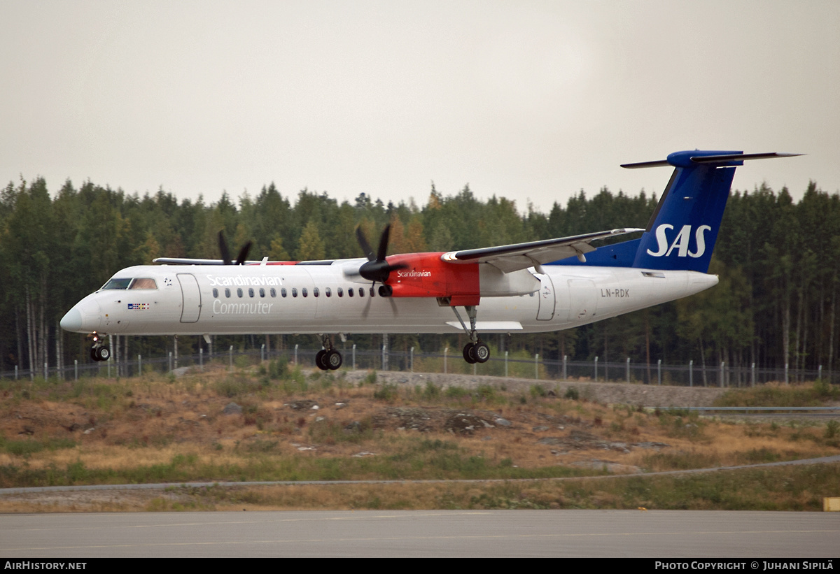 Aircraft Photo of LN-RDK | Bombardier DHC-8-402 Dash 8 | Scandinavian Commuter - SAS | AirHistory.net #139820
