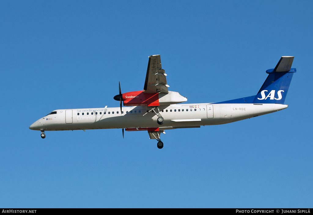 Aircraft Photo of LN-RDE | Bombardier DHC-8-402 Dash 8 | Scandinavian Commuter - SAS | AirHistory.net #139824