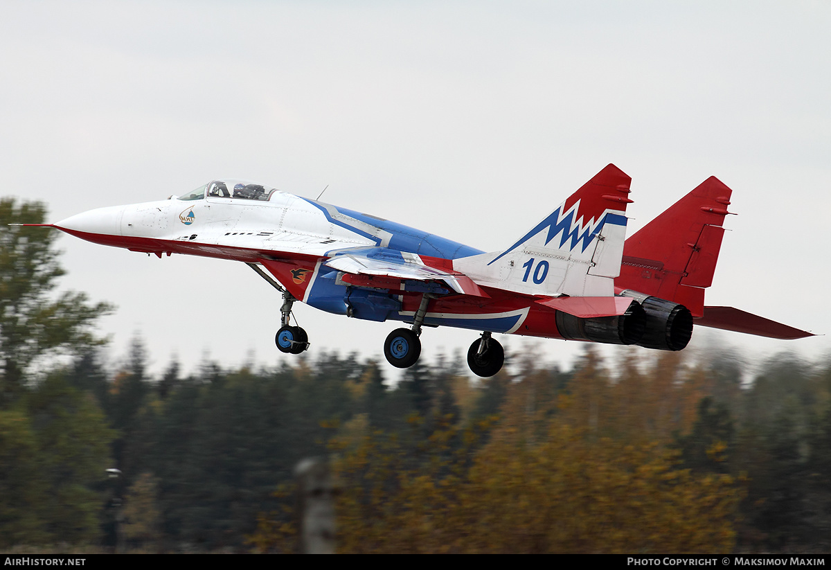 Aircraft Photo of 10 blue | Mikoyan-Gurevich MiG-29 (9-13) | Russia - Air Force | AirHistory.net #139831