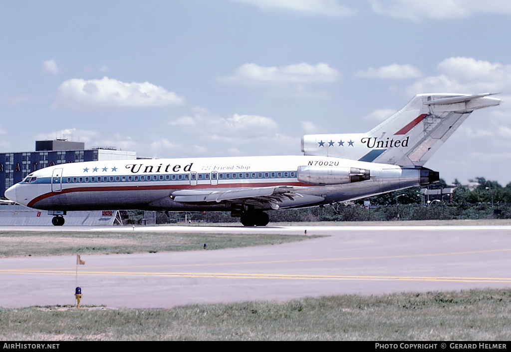Aircraft Photo of N7002U | Boeing 727-22 | United Airlines | AirHistory.net #139862