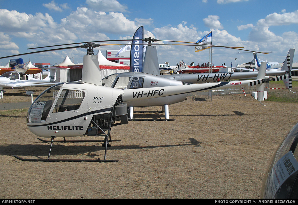 Aircraft Photo of VH-HFC | Robinson R-22 Beta II | Heliflite | AirHistory.net #139867