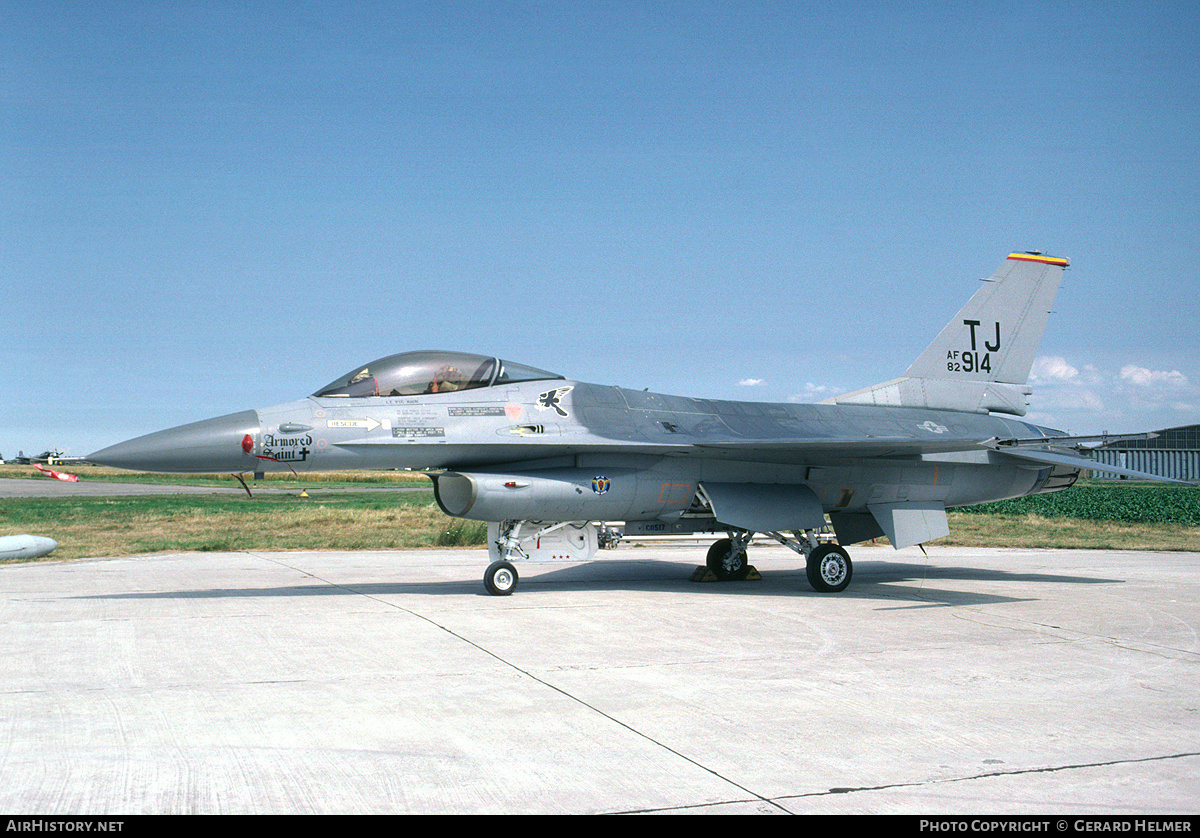 Aircraft Photo of 82-0914 / AF82-914 | General Dynamics F-16A Fighting Falcon | USA - Air Force | AirHistory.net #139871