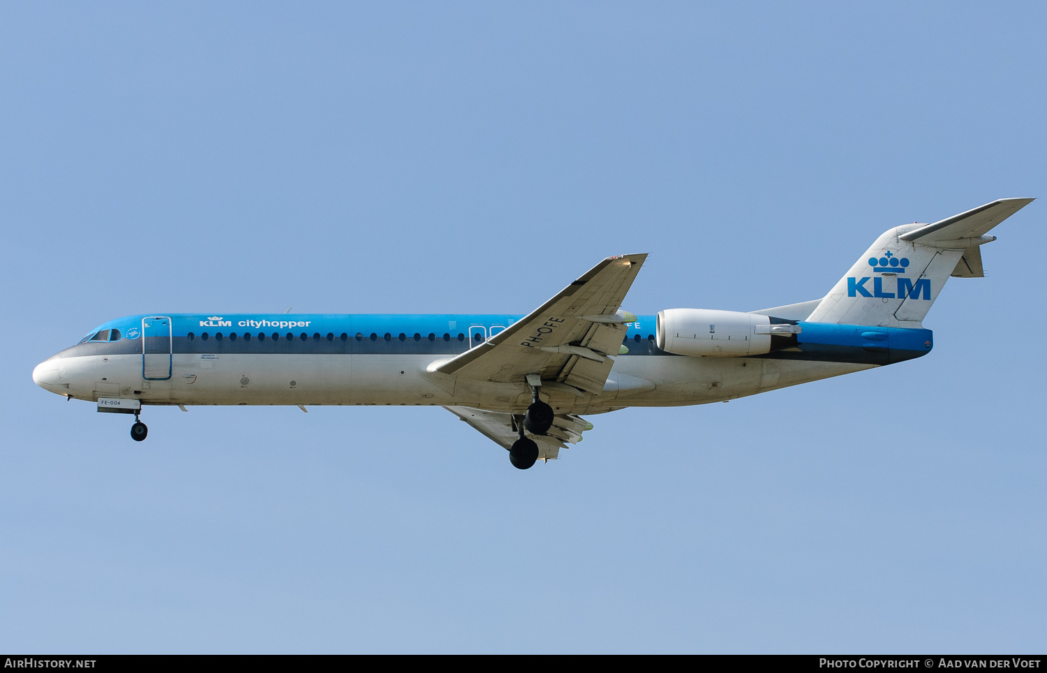 Aircraft Photo of PH-OFE | Fokker 100 (F28-0100) | KLM Cityhopper | AirHistory.net #139903