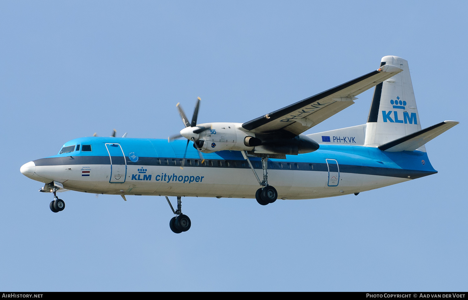 Aircraft Photo of PH-KVK | Fokker 50 | KLM Cityhopper | AirHistory.net #139908