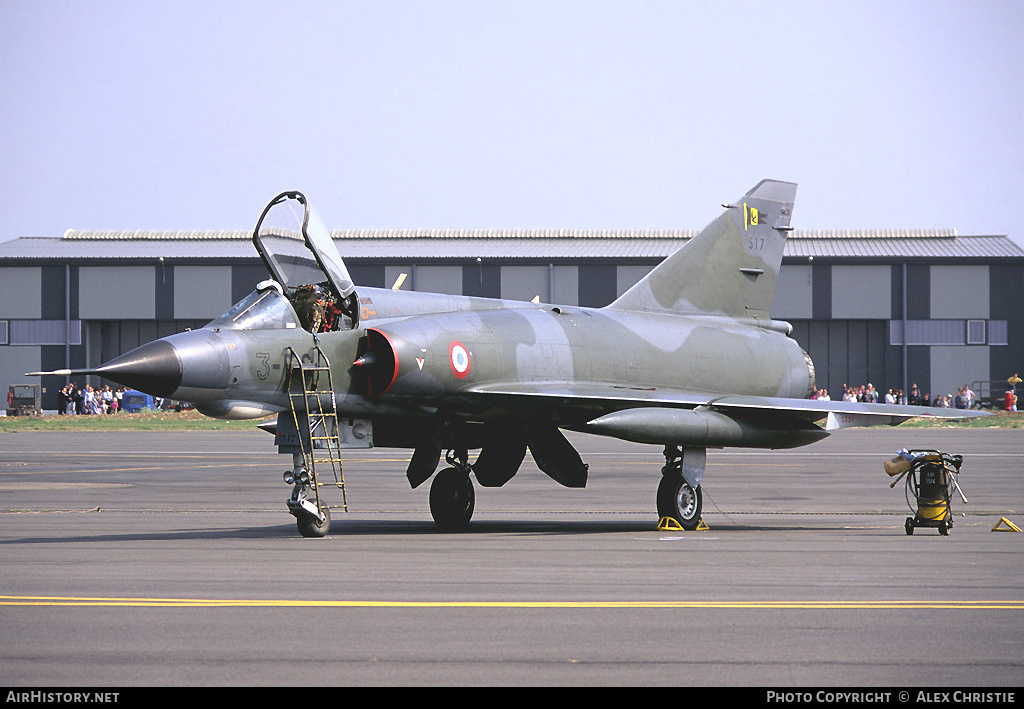 Aircraft Photo of 517 | Dassault Mirage IIIE | France - Air Force | AirHistory.net #139919