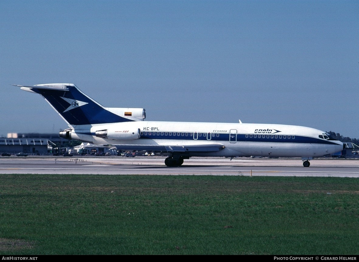 Aircraft Photo of HC-BPL | Boeing 727-31 | SAETA | AirHistory.net #139932