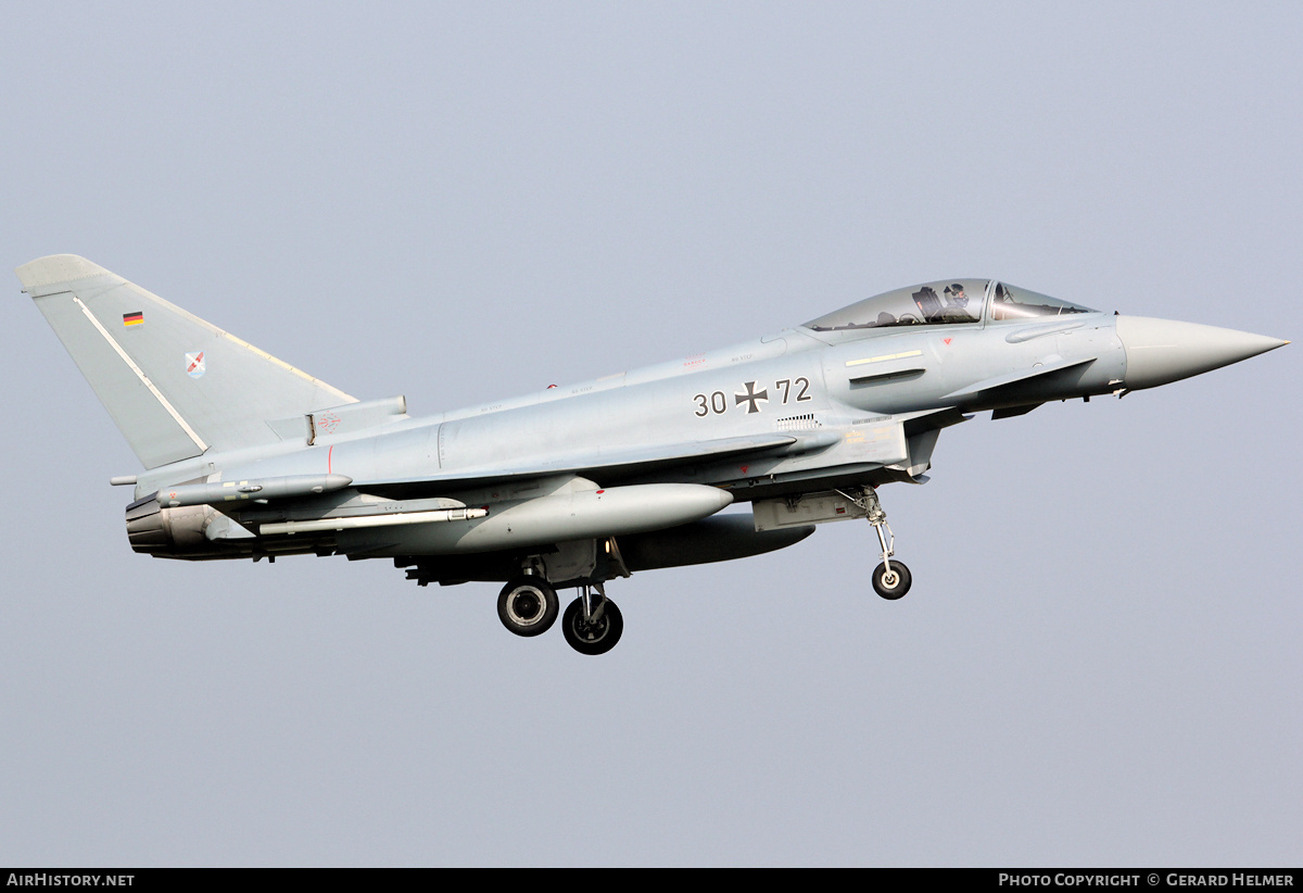 Aircraft Photo of 3072 | Eurofighter EF-2000 Typhoon S | Germany - Air Force | AirHistory.net #139938