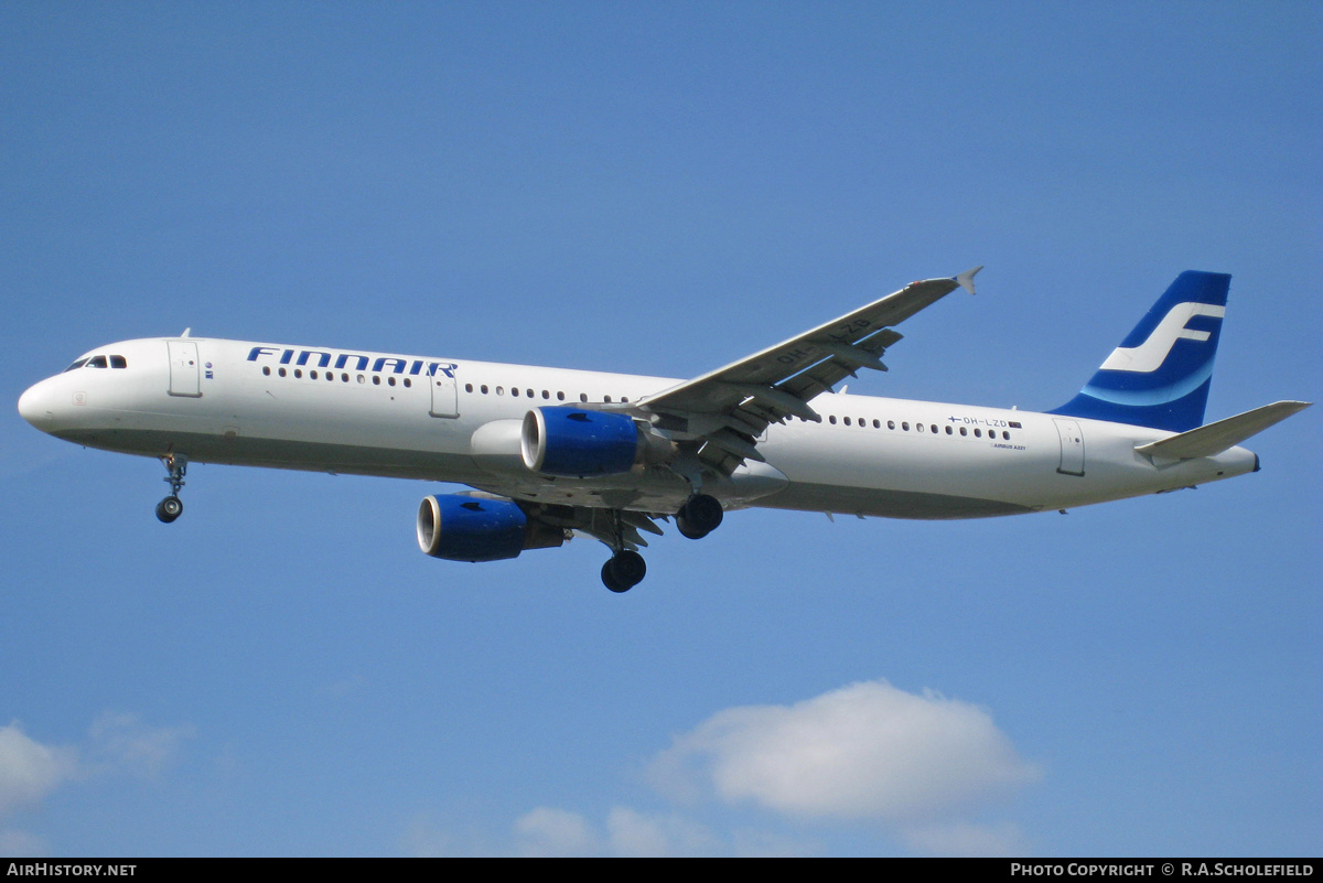 Aircraft Photo of OH-LZD | Airbus A321-211 | Finnair | AirHistory.net #139952