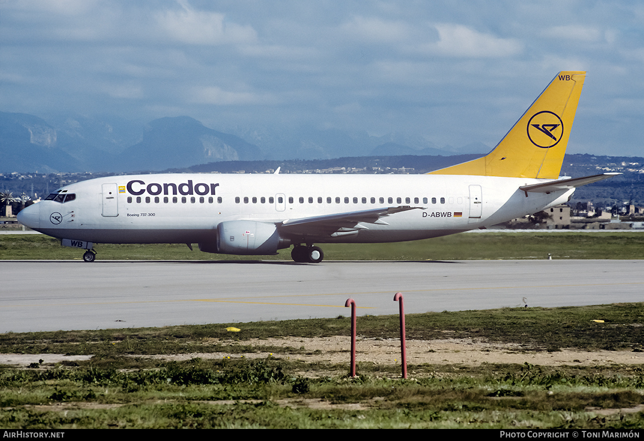 Aircraft Photo of D-ABWB | Boeing 737-330 | Condor Flugdienst | AirHistory.net #139969