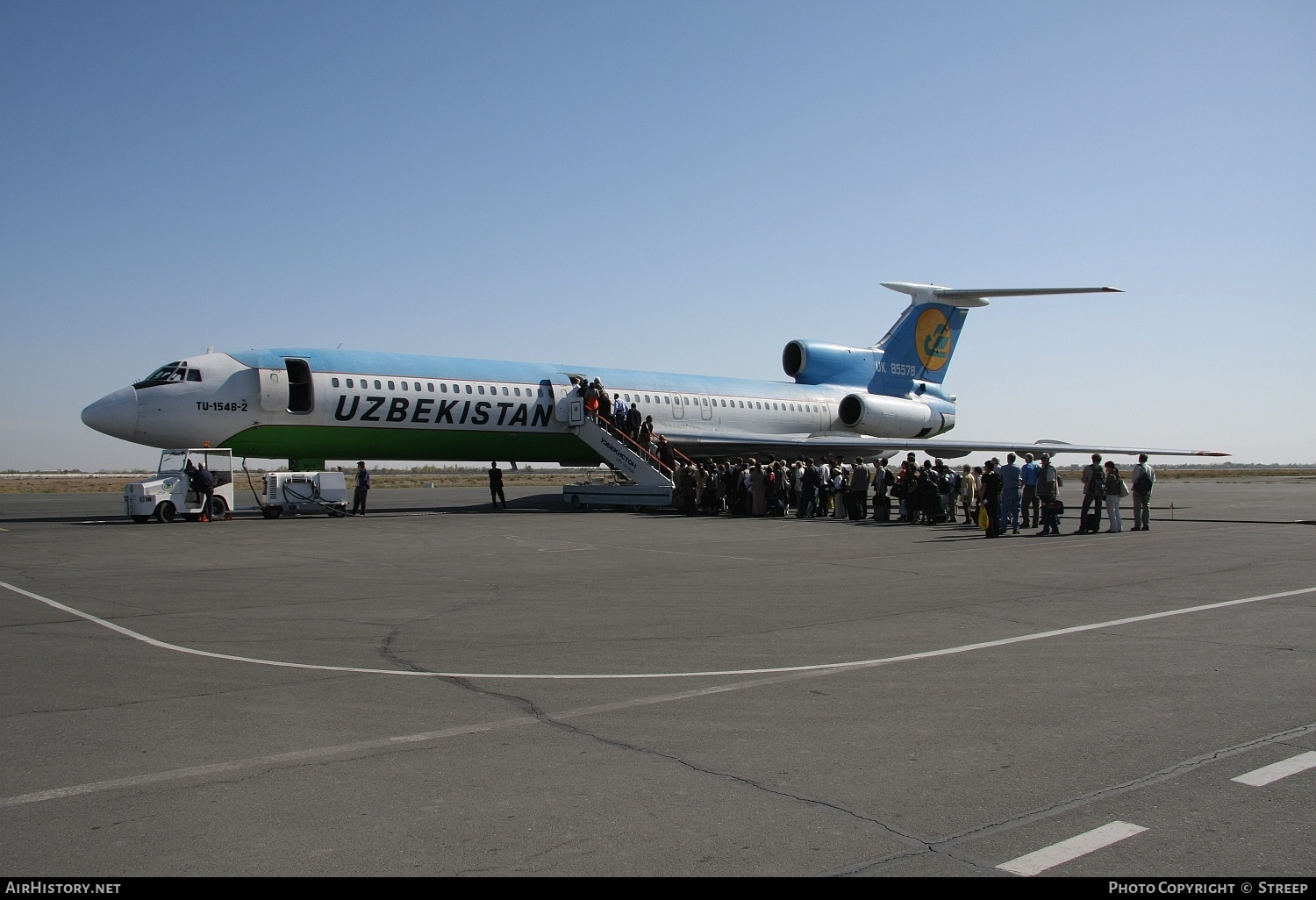 Aircraft Photo of UK-85578 | Tupolev Tu-154B-2 | Uzbekistan Airways | AirHistory.net #139976