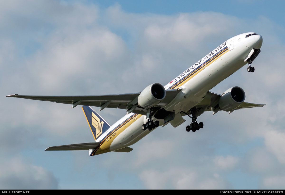 Aircraft Photo of 9V-SWW | Boeing 777-312/ER | Singapore Airlines | AirHistory.net #139977