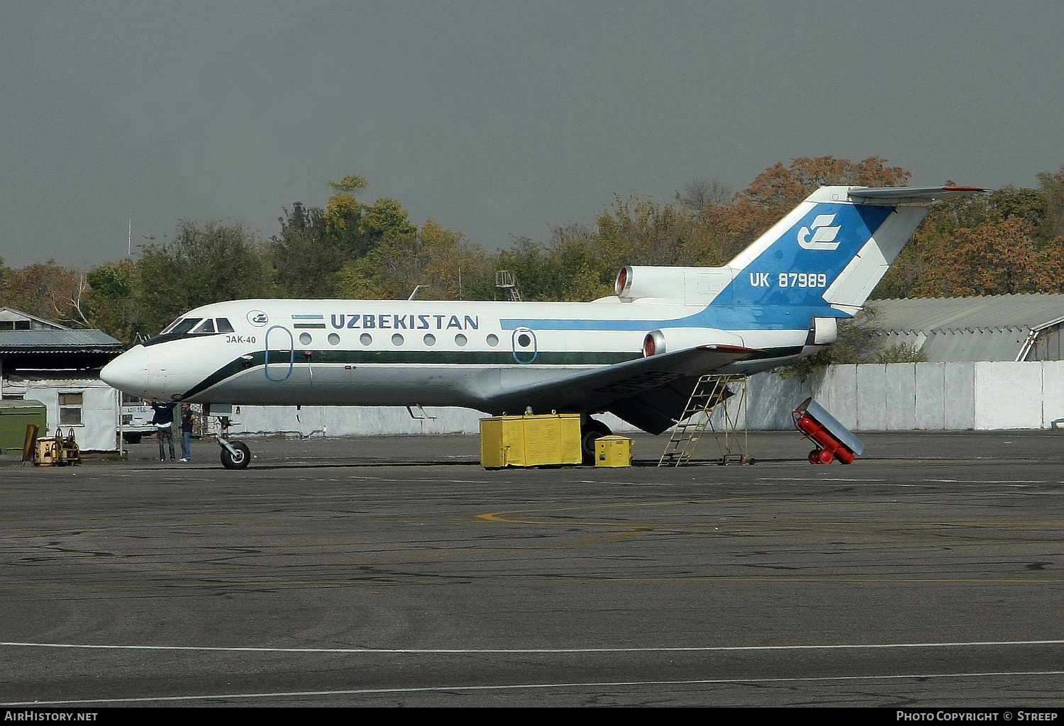 Aircraft Photo of UK-87989 | Yakovlev Yak-40 | Uzbekistan Airways | AirHistory.net #139984