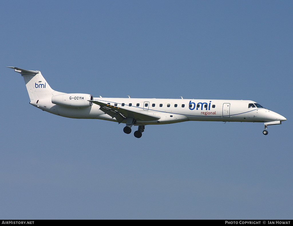 Aircraft Photo of G-CCYH | Embraer ERJ-145EP (EMB-145EP) | BMI Regional | AirHistory.net #140003