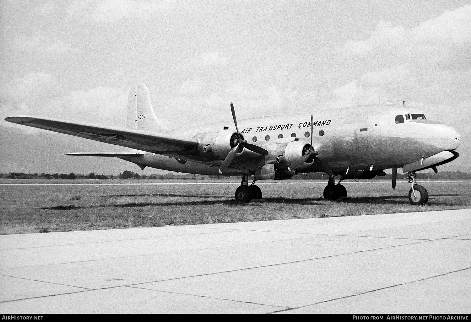 Aircraft Photo of 44-9071 / 49071 | Douglas C-54E Skymaster | USA - Air Force | AirHistory.net #140011