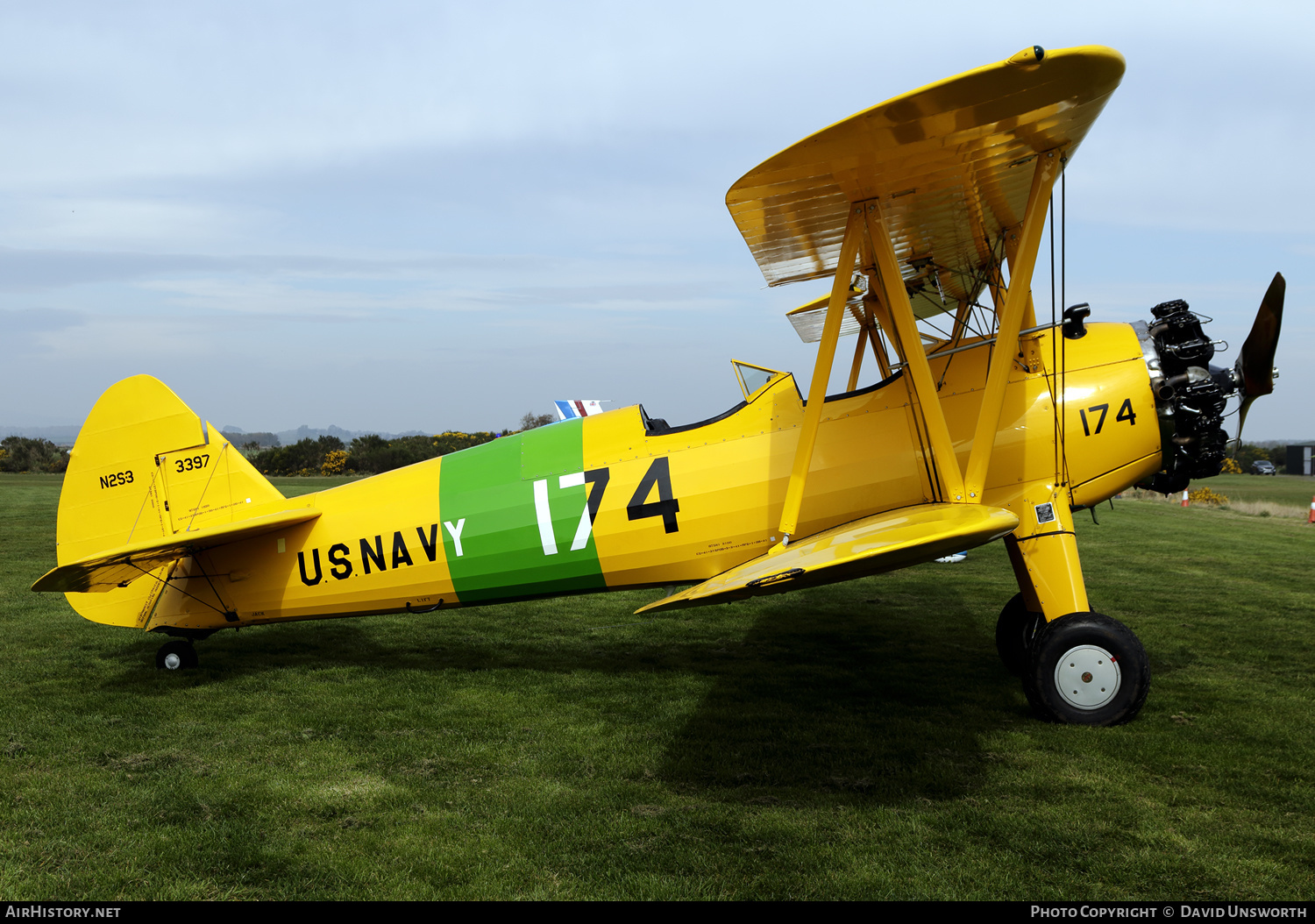 Aircraft Photo of G-OBEE / 3397 | Boeing N2S-3 Kaydet (B75N1) | USA - Navy | AirHistory.net #140012