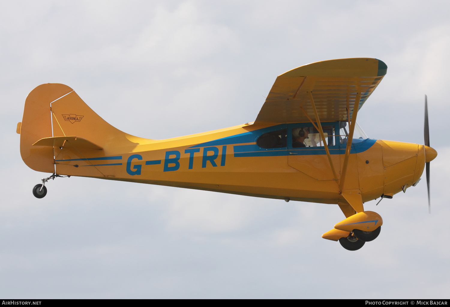 Aircraft Photo of G-BTRI | Aeronca 11CC Super Chief | AirHistory.net #140071