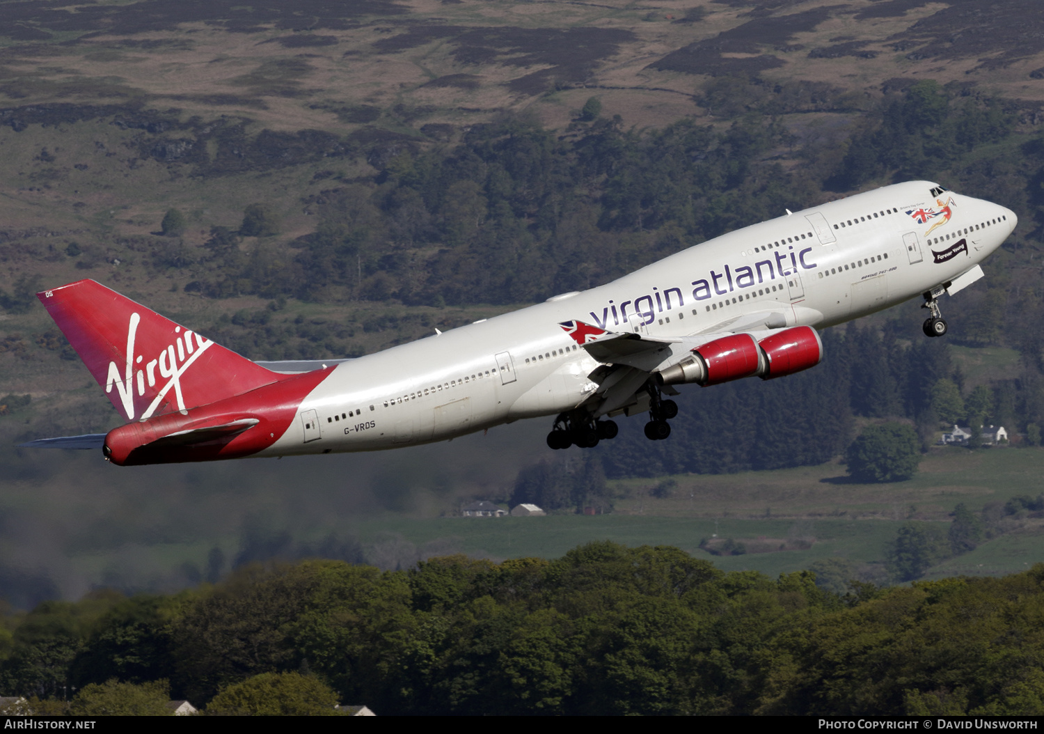 Aircraft Photo of G-VROS | Boeing 747-443 | Virgin Atlantic Airways | AirHistory.net #140106