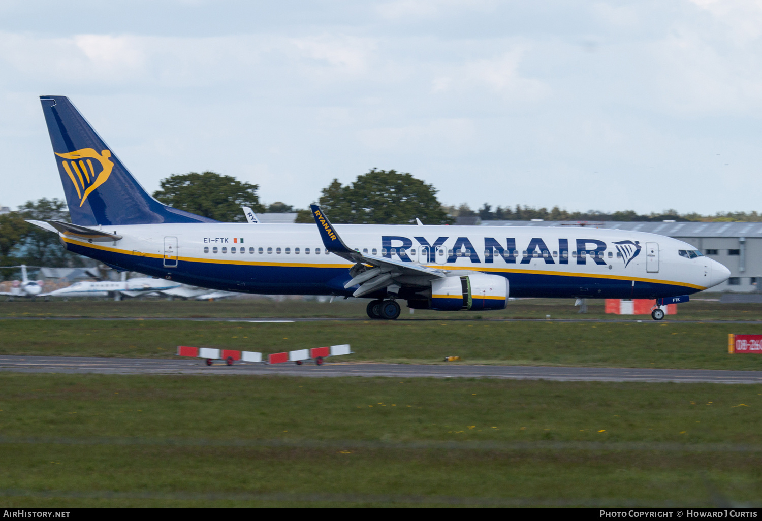 Aircraft Photo of EI-FTK | Boeing 737-800 | Ryanair | AirHistory.net #140138