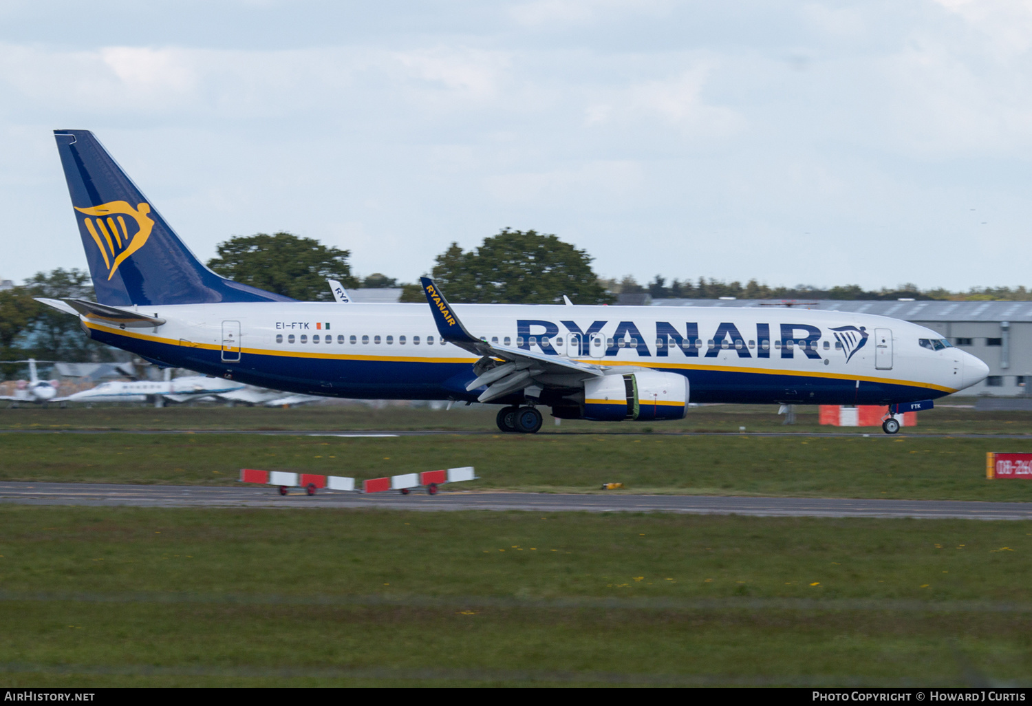 Aircraft Photo of EI-FTK | Boeing 737-800 | Ryanair | AirHistory.net #140138