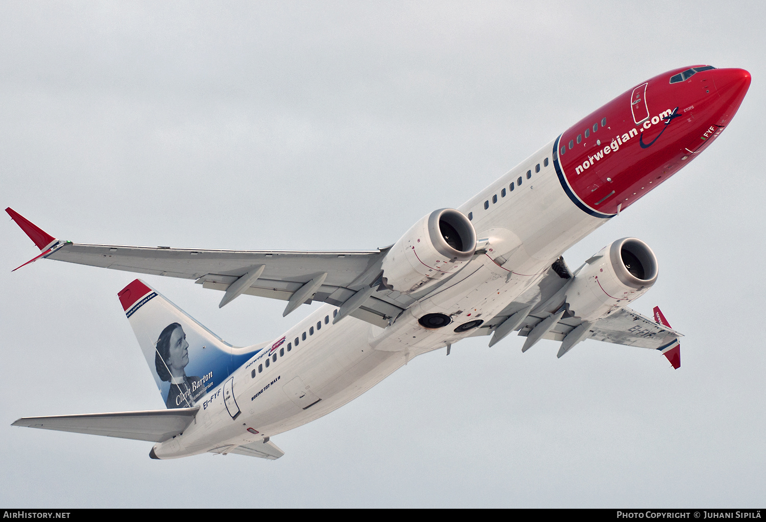 Aircraft Photo of EI-FYF | Boeing 737-8 Max 8 | Norwegian | AirHistory.net #140147