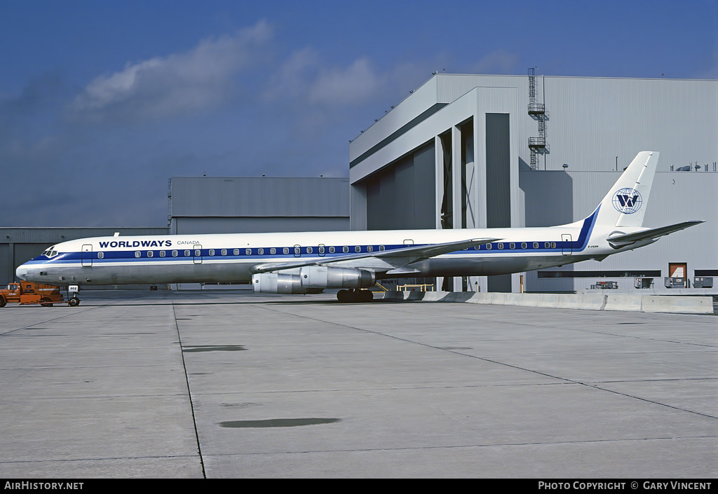 Aircraft Photo of C-FCPP | McDonnell Douglas DC-8-63 | Worldways Canada | AirHistory.net #140157