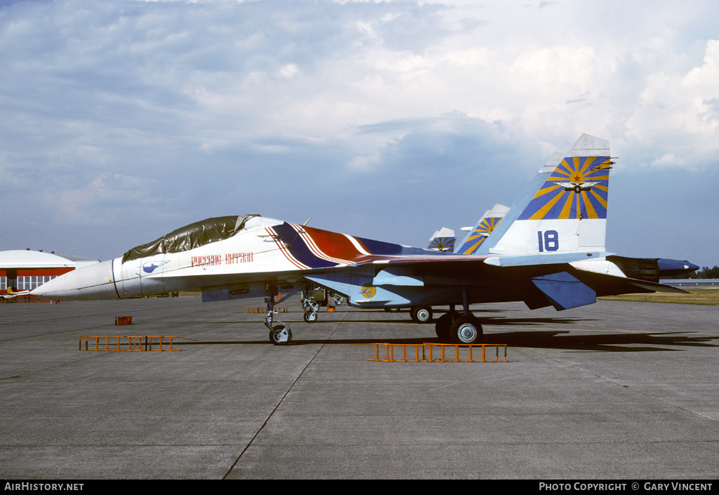Aircraft Photo of 18 blue | Sukhoi Su-27UB | Russia - Air Force | AirHistory.net #140160
