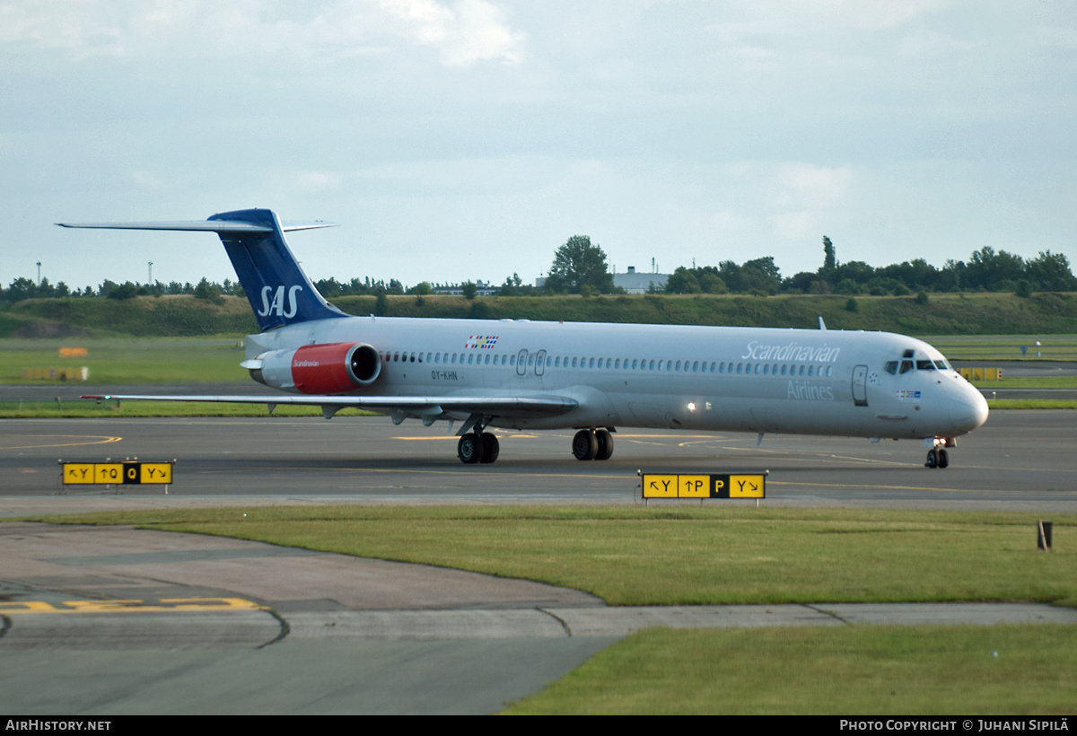Aircraft Photo of OY-KHN | McDonnell Douglas MD-82 (DC-9-82) | Scandinavian Airlines - SAS | AirHistory.net #140169