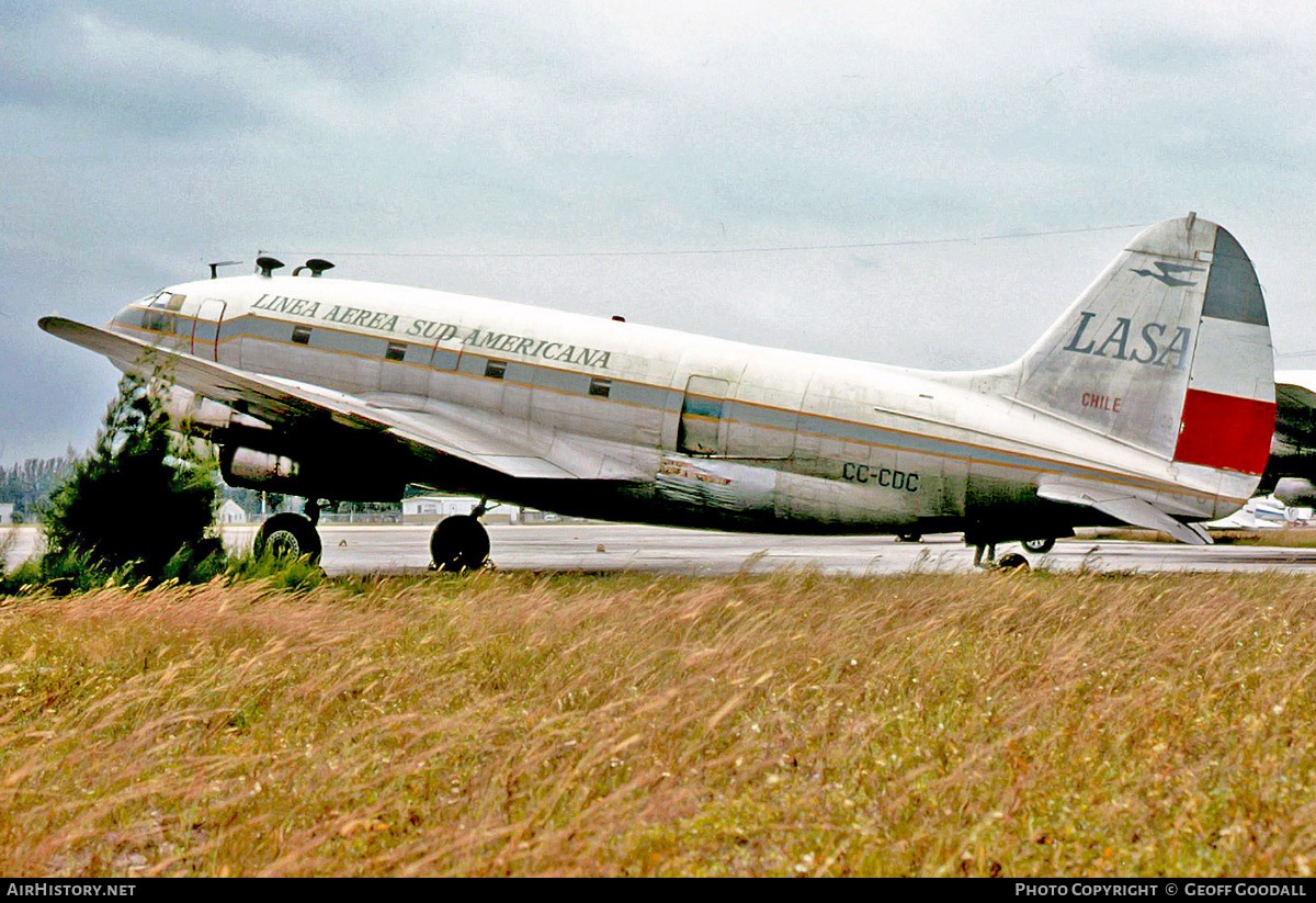 Aircraft Photo of CC-CDC | Curtiss C-46D Commando | Línea Aérea Sud Americana - LASA | AirHistory.net #140181
