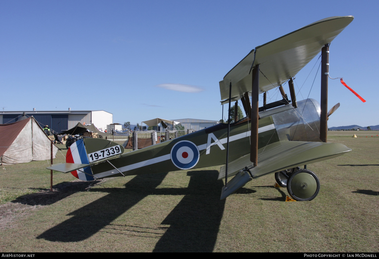 Aircraft Photo of 19-7339 | Airdrome Aeroplanes Sopwith Pup Replica | UK - Air Force | AirHistory.net #140191