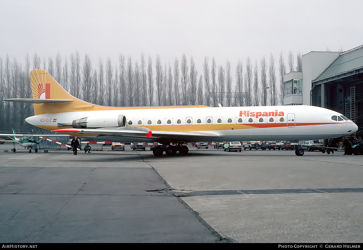 Aircraft Photo of EC-CIZ | Sud SE-210 Caravelle 10B1R | Hispania Líneas Aéreas | AirHistory.net #140201