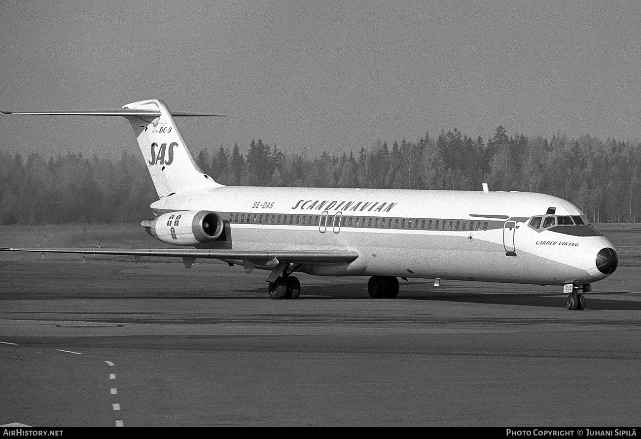 Aircraft Photo of SE-DAS | McDonnell Douglas DC-9-41 | Scandinavian Airlines - SAS | AirHistory.net #140210