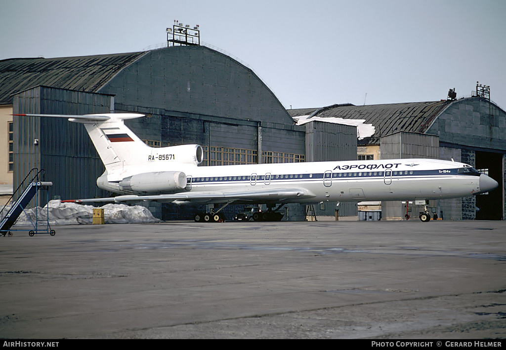 Aircraft Photo of RA-85671 | Tupolev Tu-154M | Aeroflot | AirHistory.net #140242
