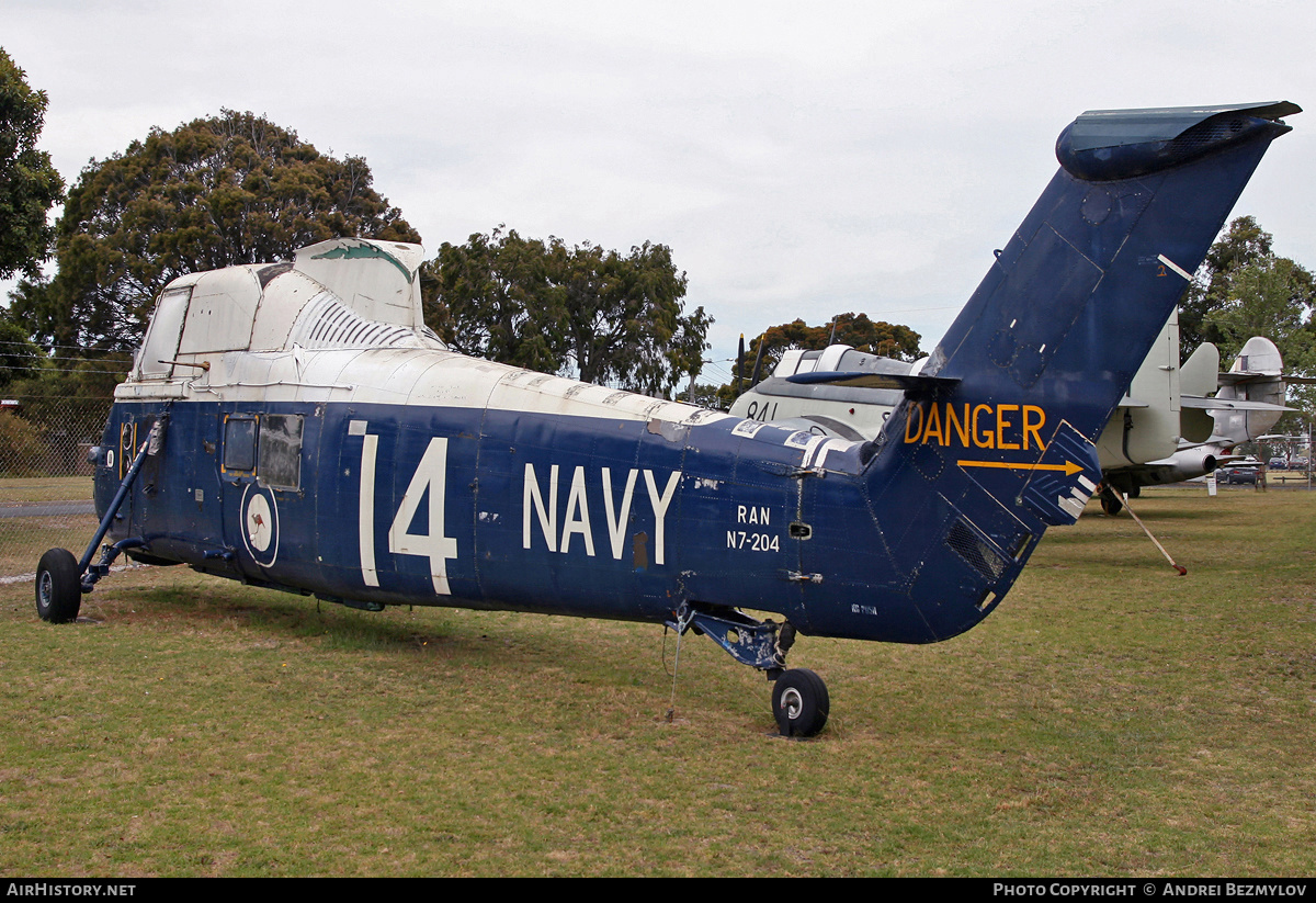 Aircraft Photo of N7-204 | Westland WS-58 Wessex HAS.31A | Australia - Navy | AirHistory.net #140256