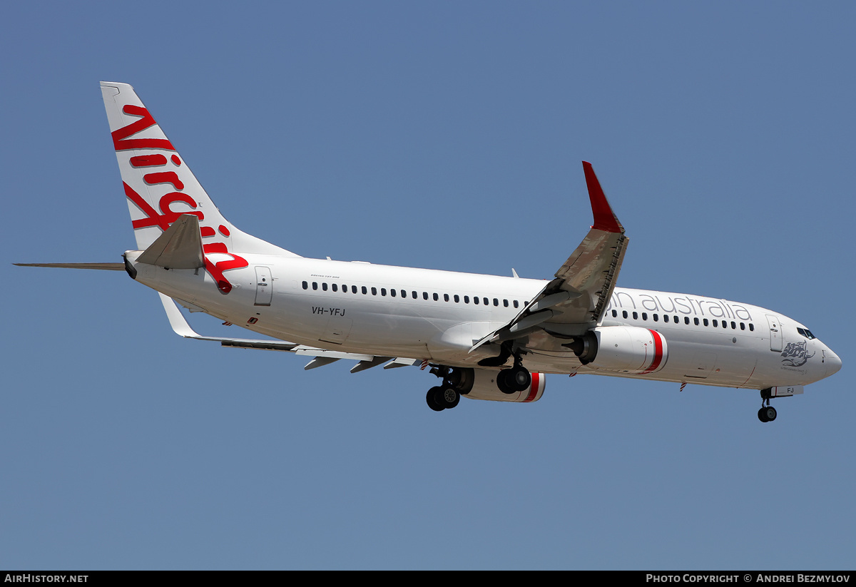 Aircraft Photo of VH-YFJ | Boeing 737-8FE | Virgin Australia Airlines | AirHistory.net #140259
