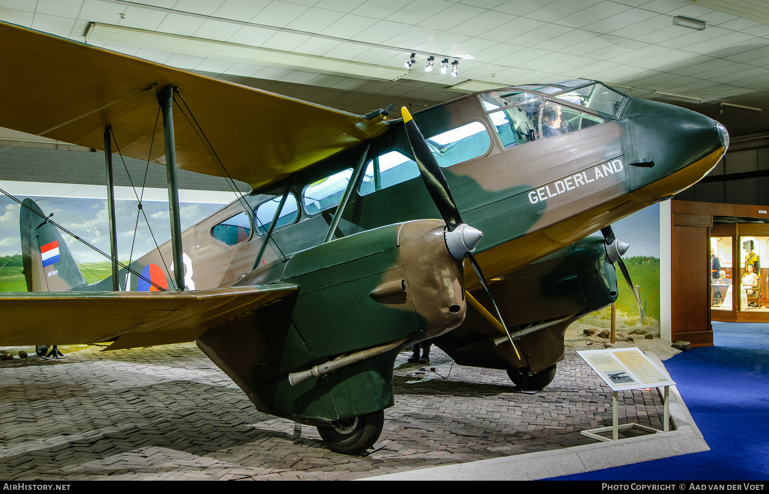 Aircraft Photo of V-3 | De Havilland D.H. 89A Dragon Rapide Mk.1 | Netherlands - Air Force | AirHistory.net #140270