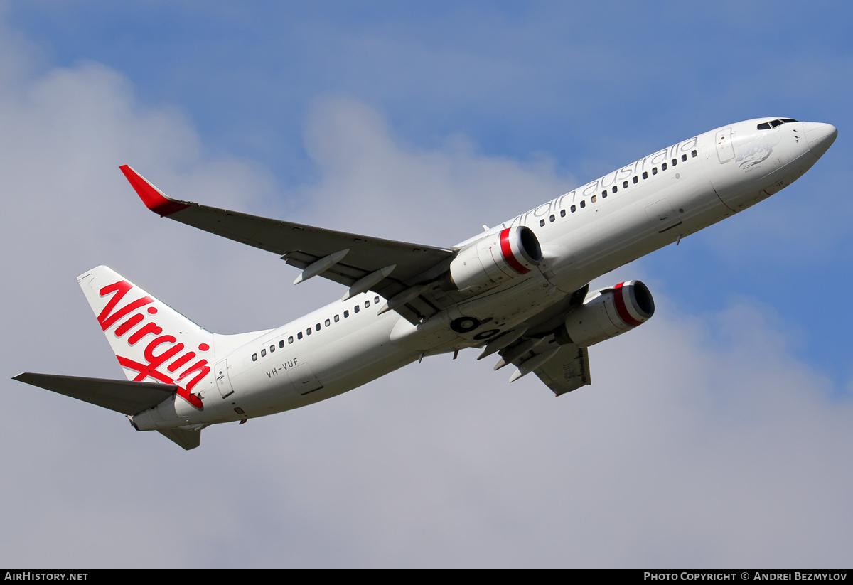 Aircraft Photo of VH-VUF | Boeing 737-8FE | Virgin Australia Airlines | AirHistory.net #140271