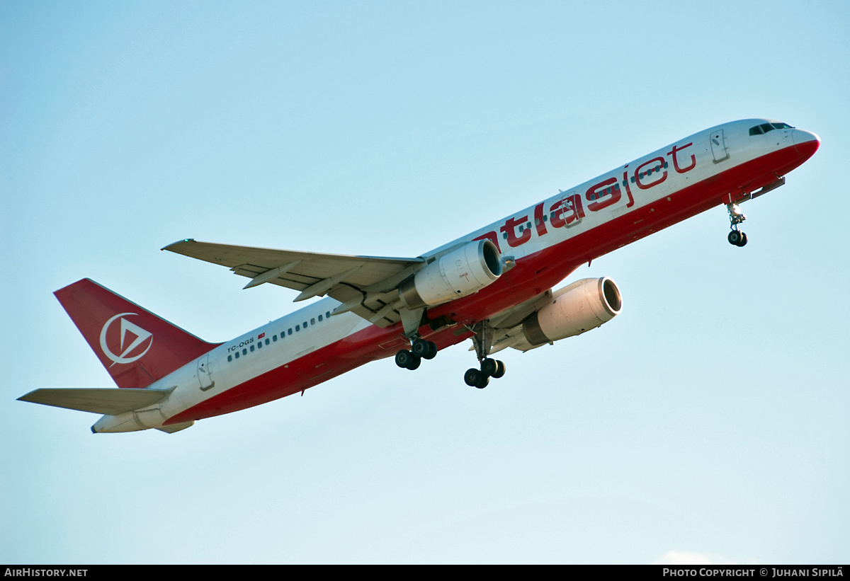 Aircraft Photo of TC-OGS | Boeing 757-256 | Atlasjet Airlines | AirHistory.net #140272