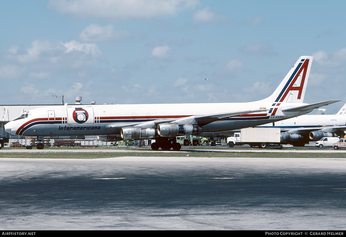 Aircraft Photo of YV-445C | Douglas DC-8-54(F) | Interamericana | AirHistory.net #140281