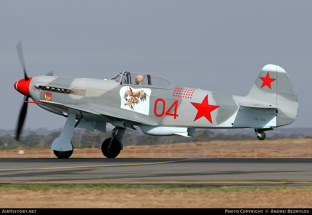Aircraft Photo of VH-YIX / 04 red | Yakovlev Yak-9UM | Soviet Union - Air Force | AirHistory.net #140299
