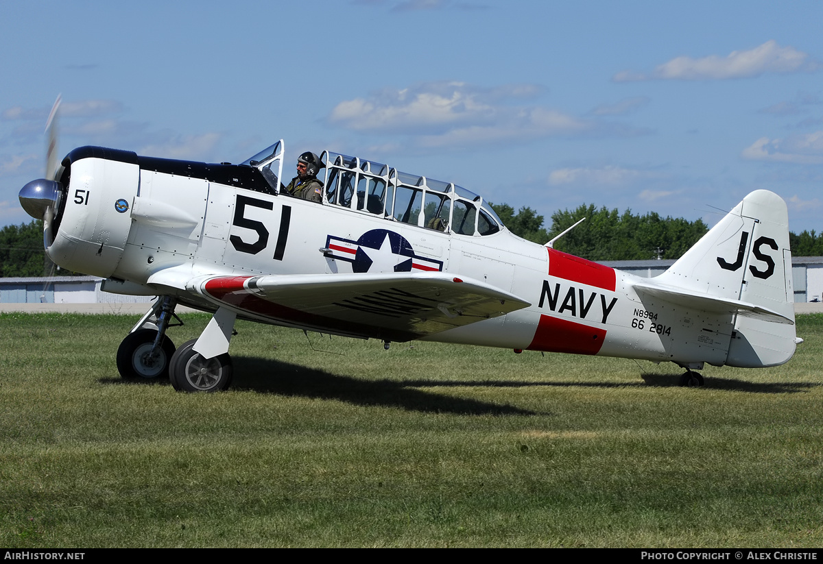 Aircraft Photo of N8994 / 66-2814 | North American AT-16 Harvard IIB | USA - Navy | AirHistory.net #140303
