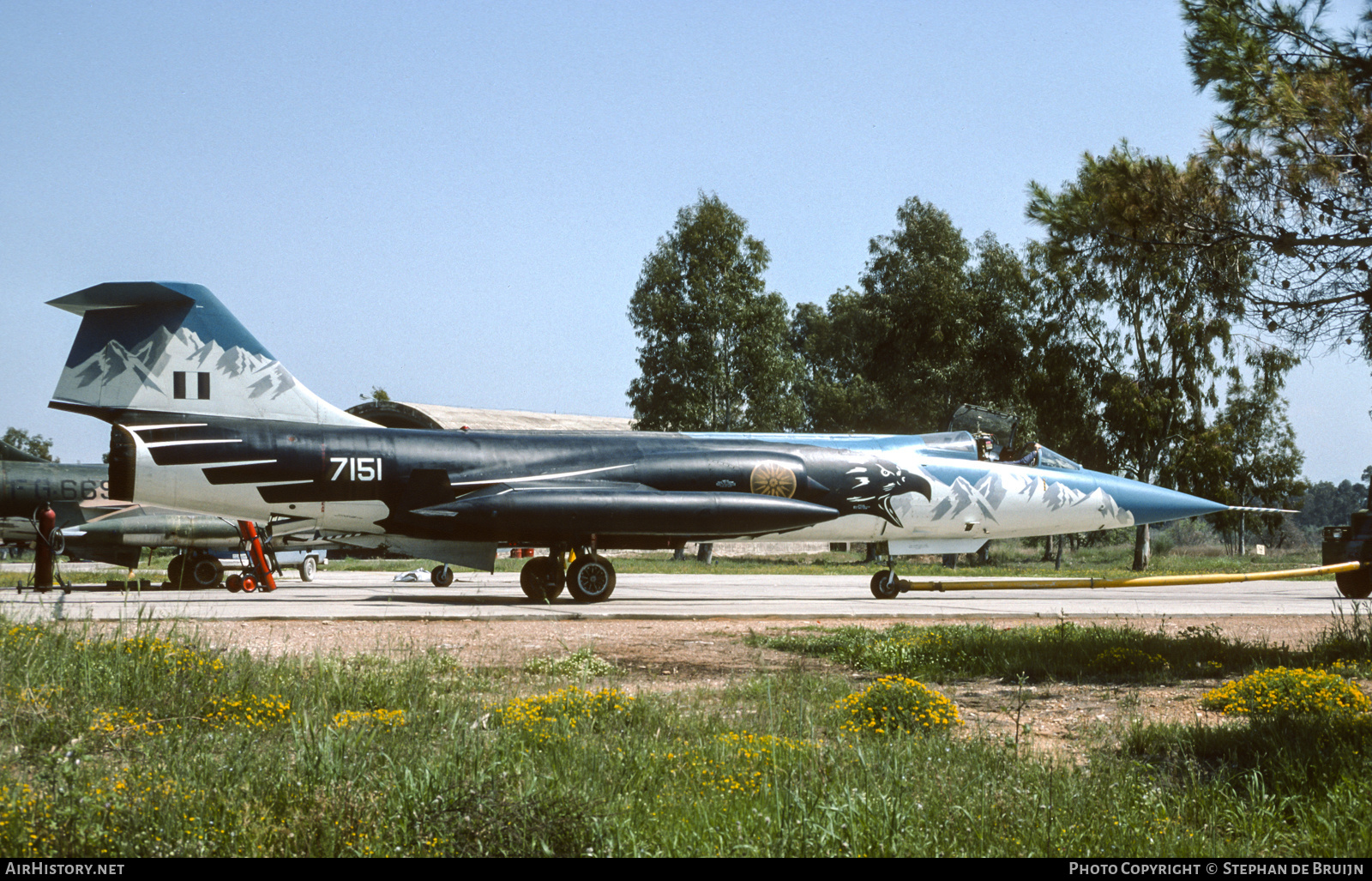Aircraft Photo of 7151 | Lockheed F-104G Starfighter | Greece - Air Force | AirHistory.net #140335