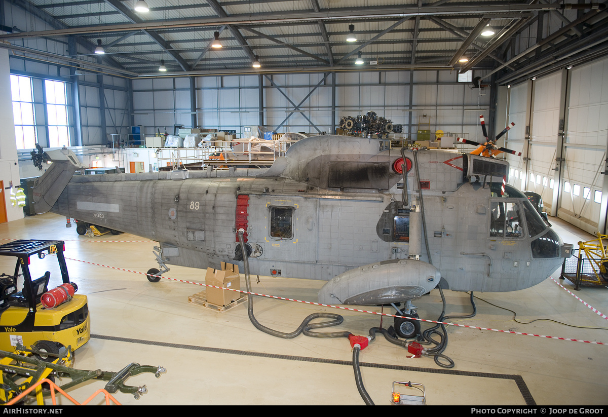 Aircraft Photo of ZE420 | Westland WS-61 Sea King ASaC7 | UK - Navy | AirHistory.net #140339