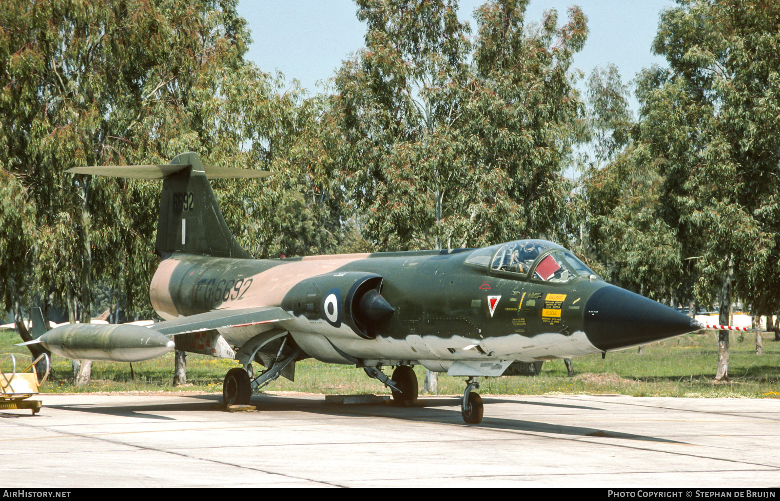 Aircraft Photo of 6692 | Lockheed RF-104G Starfighter | Greece - Air Force | AirHistory.net #140350
