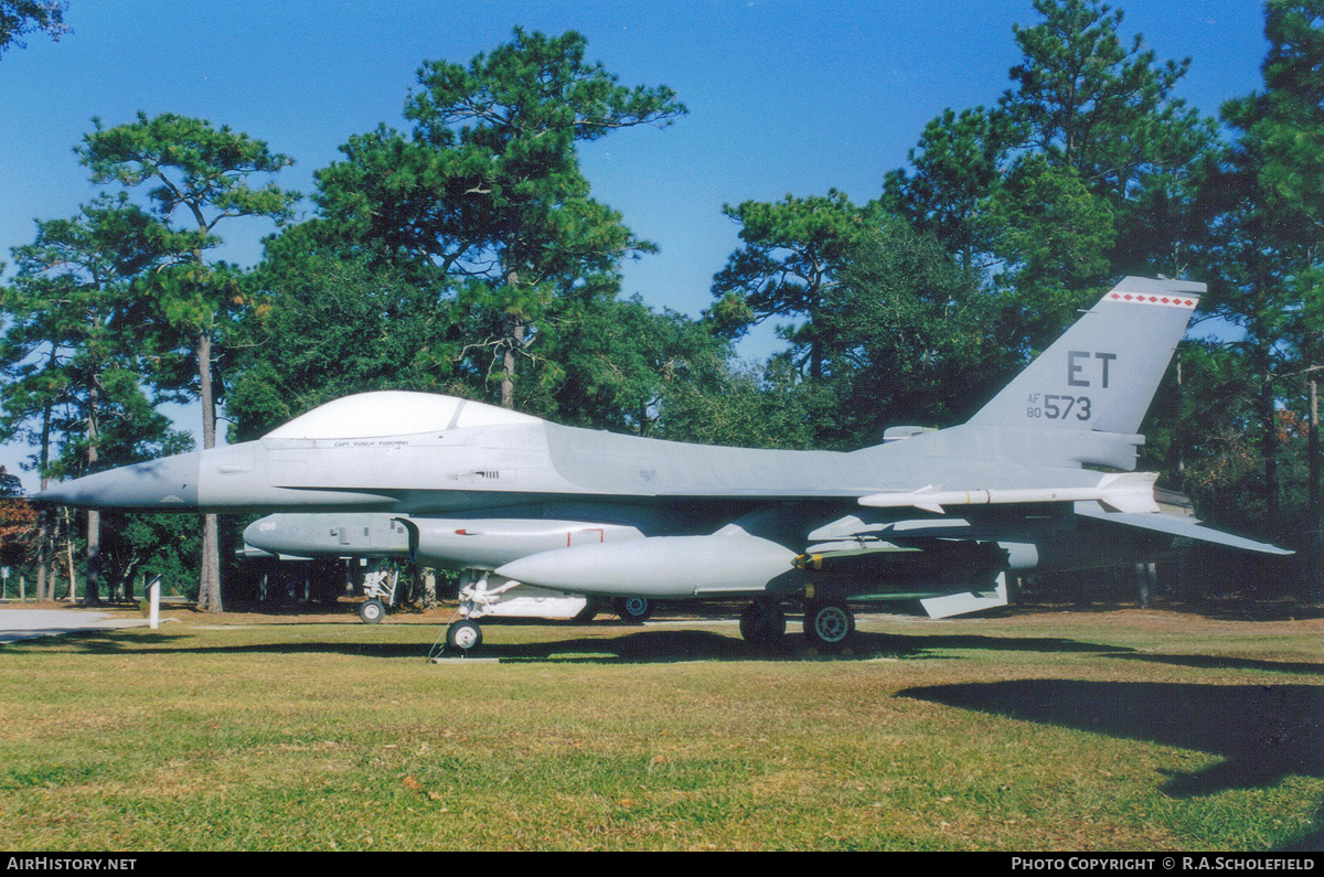 Aircraft Photo of 80-0573 | General Dynamics F-16A Fighting Falcon | USA - Air Force | AirHistory.net #140355